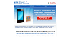 Desktop Screenshot of freeshield.com